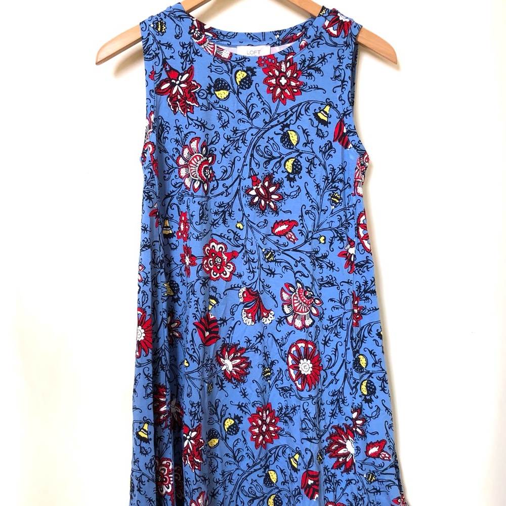 Loft swing dress, sleeveless